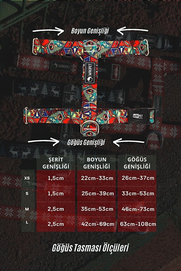 طوق للكلاب من النوع H من Periwinkle متوسط - 4