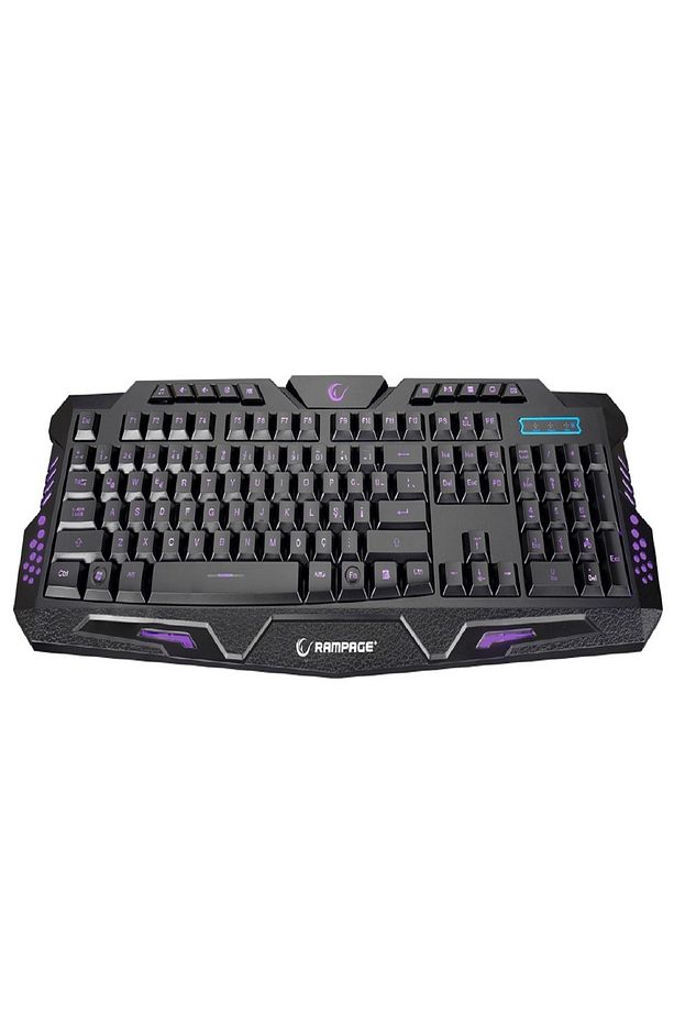 Km-r77 Siyah Usb 3 Farklı Ledli Gaming Q Multimedia Klavye Mouse Set - 7