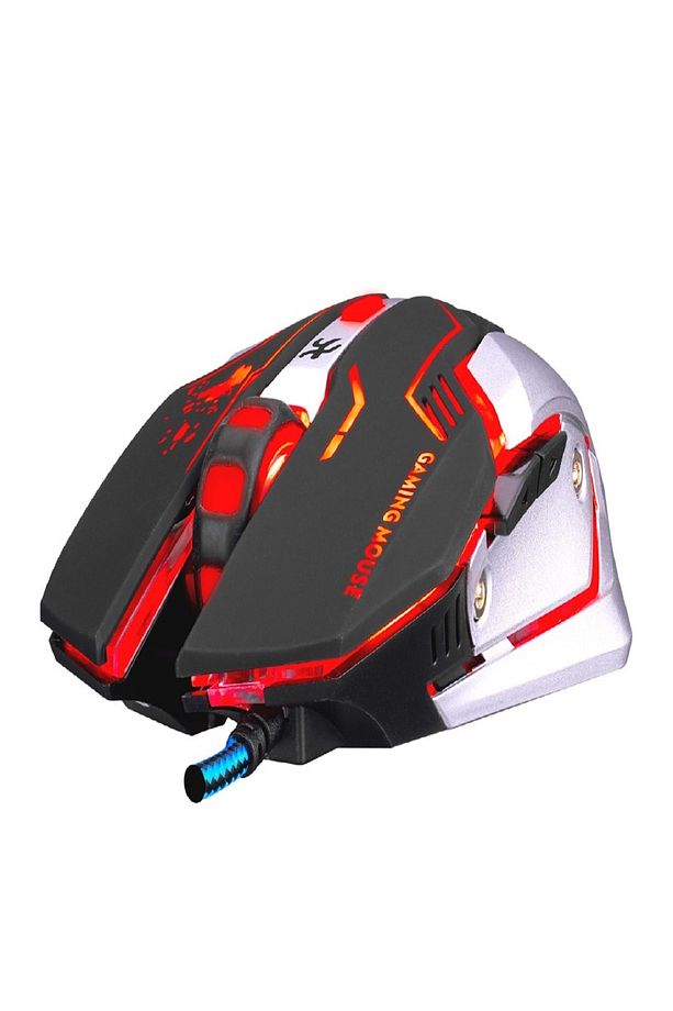 Km-r77 Siyah Usb 3 Farklı Ledli Gaming Q Multimedia Klavye Mouse Set - 8