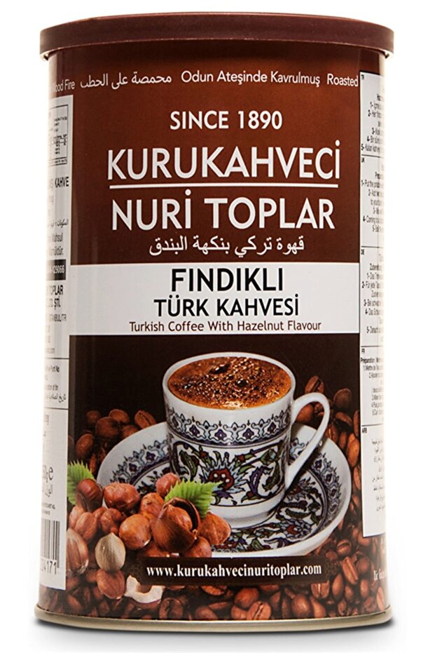 Türk Kahvesi Fındıklı 250 Gr Teneke Kutu - 1
