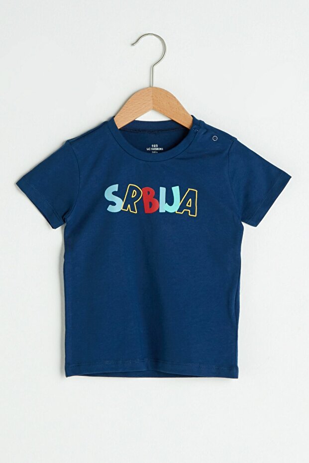 Baby Boy Light Navy Blue Heu T-Shirt
