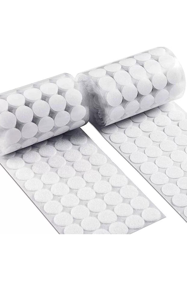 Anti-Slip Under Carpet Tape (1.5 Cm Diameter) Small Velcro Tape 51 Pairs
