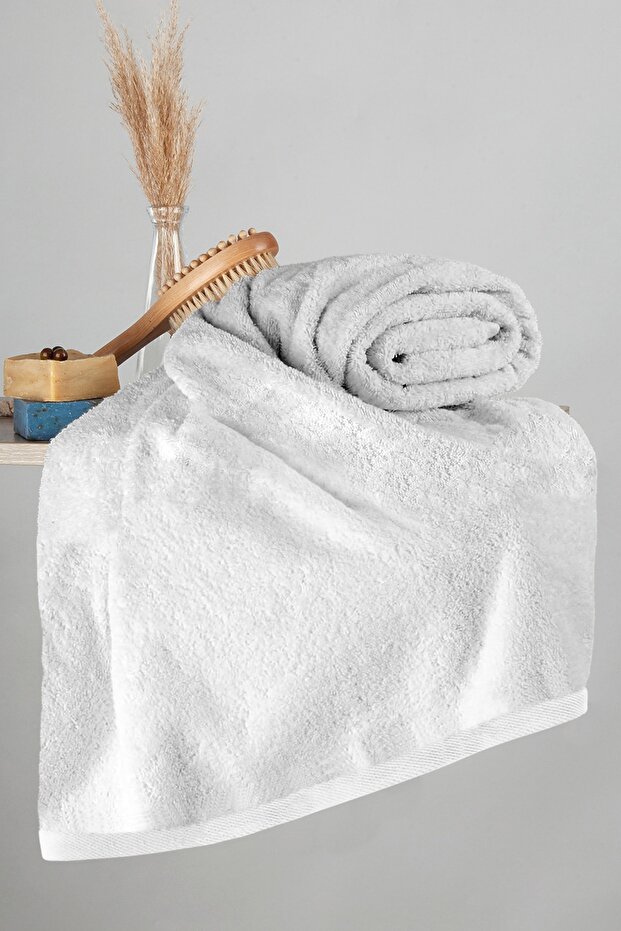 500gr Bamboo Towel 90 X 150 Bath Body Towel Gray Color