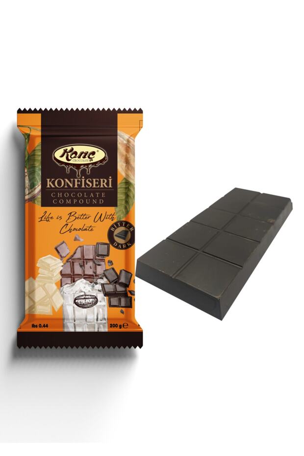 Mini Konfiseri / Kokolin Bitter 200gr - 1