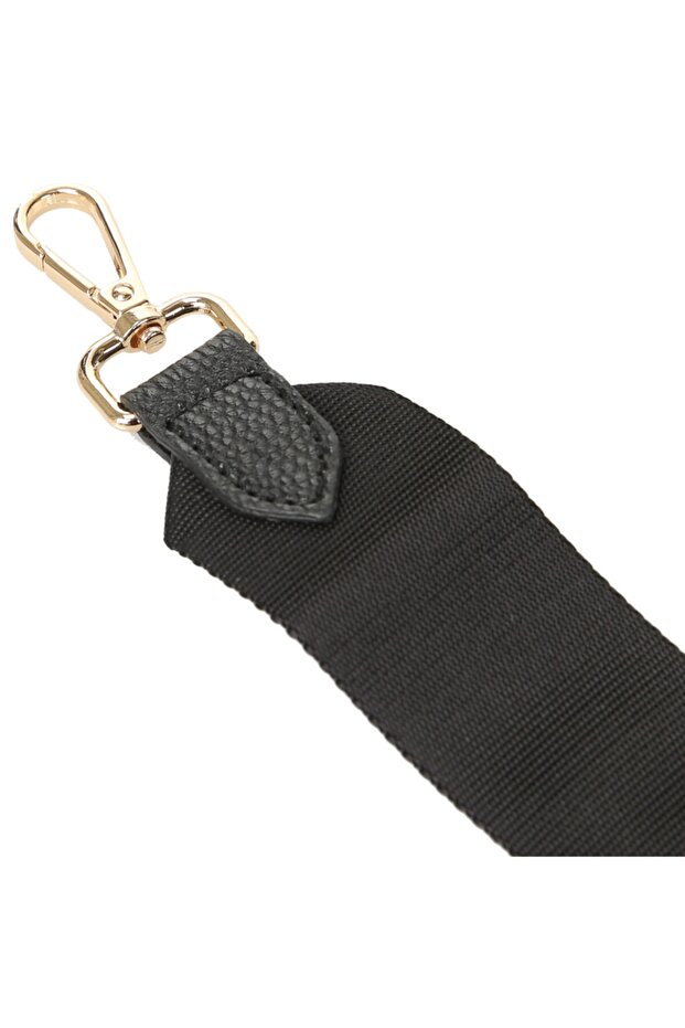 محور حقيبة منسوج أسود قابل للتعديل - 3