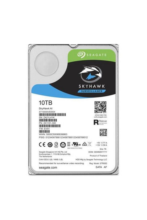 10tb 3.5" Skyhawk Rv Sensör 7200rpm 256mb Cache Sata 3.0 Harddisk St10000ve0008 Harddisk - 2