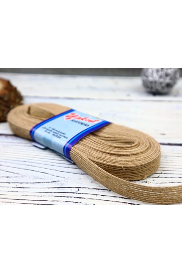 Natural Color Jute Ribbon 2 cm - 10 m