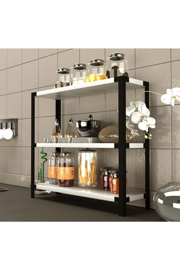 Mutfak Banyo Tezgah Üstü Organizer Raf - 1