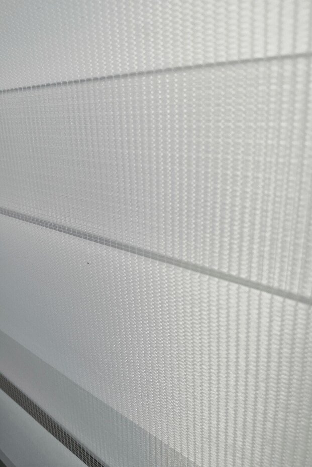 RÜYAPER Beyaz Bambu Zebra Perde - 3