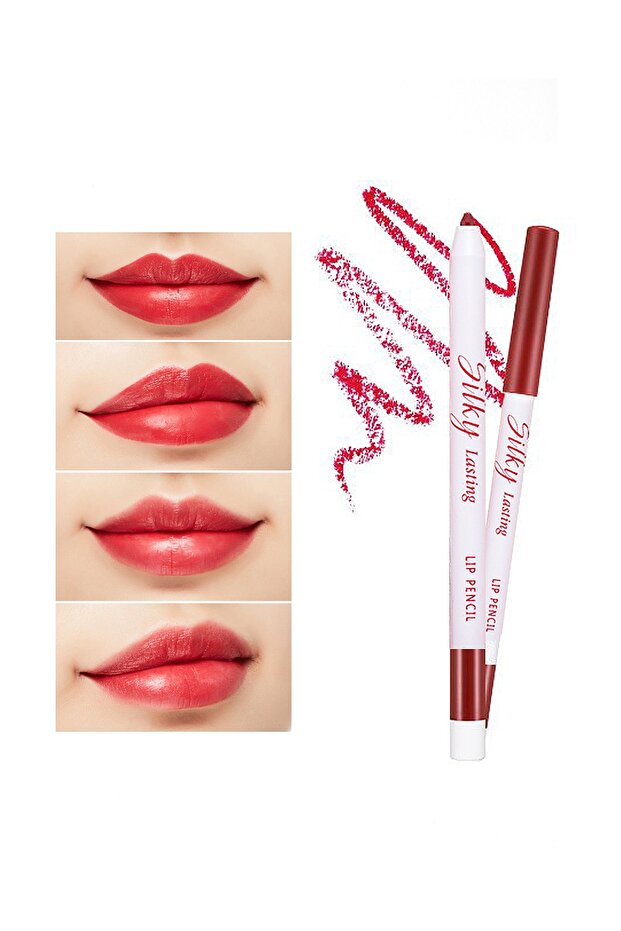 Silky Lasting Lip Pencil (Rd03/Melting Kiss)