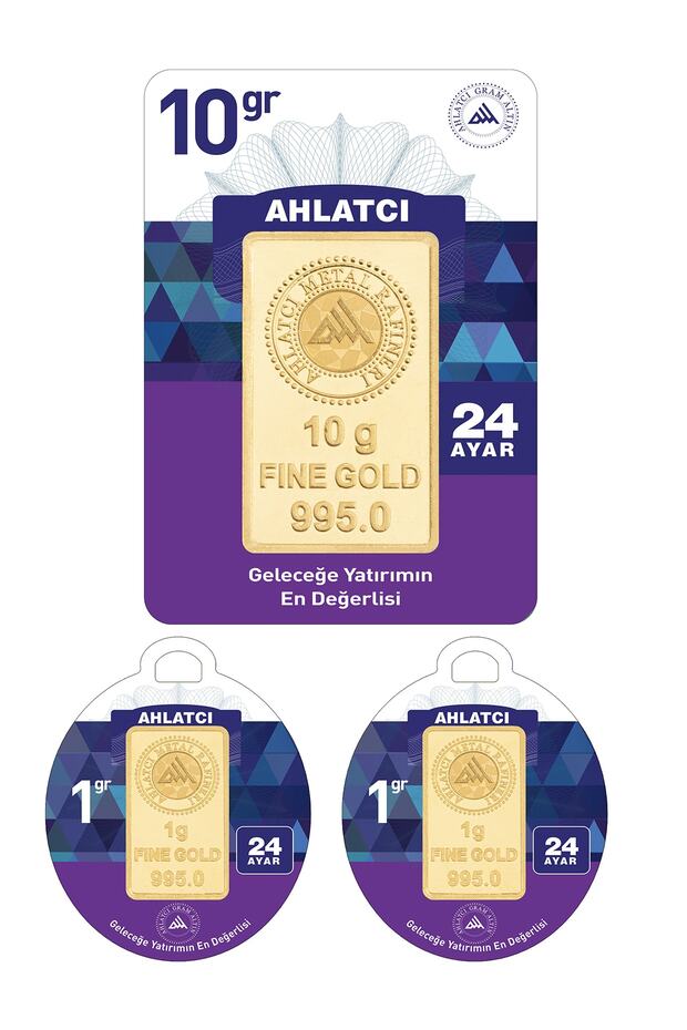 24 Ayar-12 Gram Külçe Altın - 1