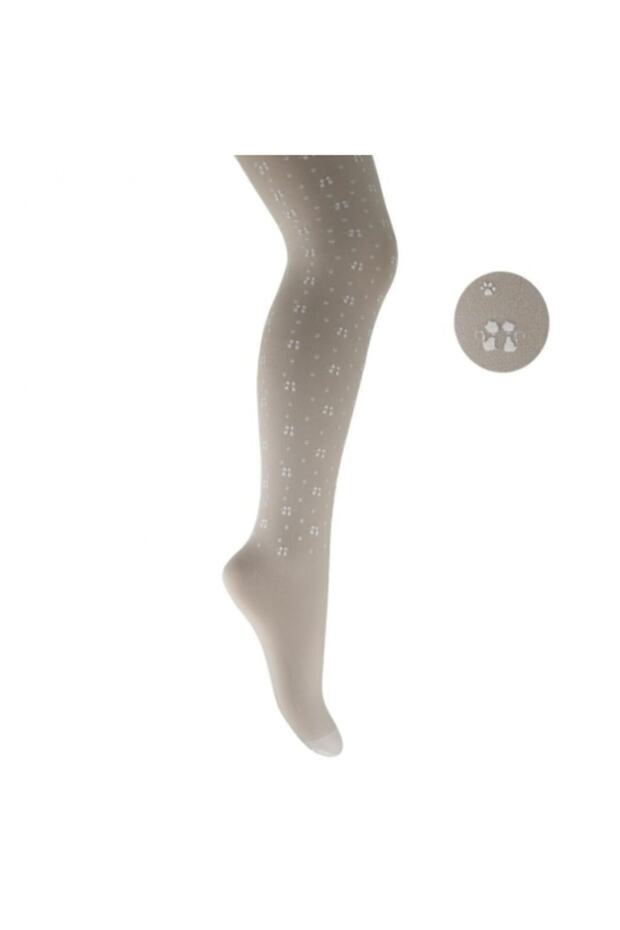 Cat Printed Thin Girl's Pantyhose