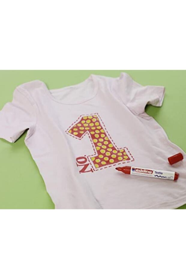 Tekstil Markörü Kumaş Boyama Kalemi 2-3 Mm Yeşil - 4