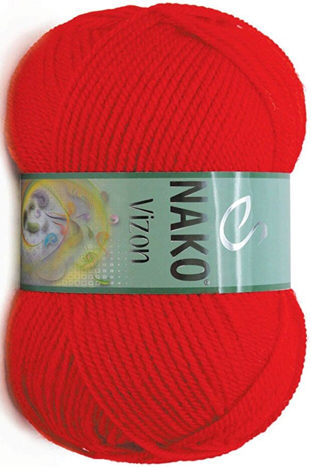 لهب حبل محبوك من فرو المنك الأحمر - موديل 207 - 1