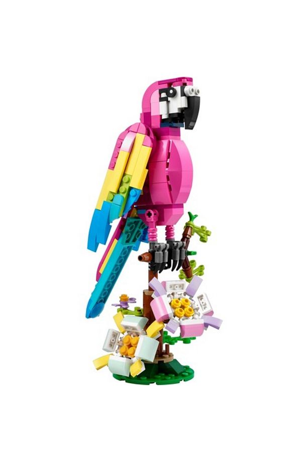 ® Creator Egzotik Pembe Papağan 31144 - 7 Yaş ve Üzeri Çocuklar Için Papağan, Balık ve Kurbağa M - 3