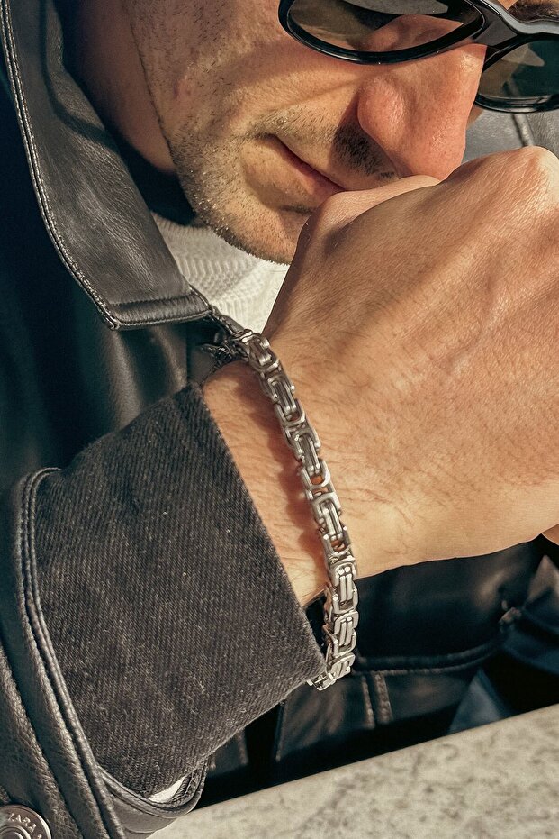 King Chain Steel Bracelet 22 cm