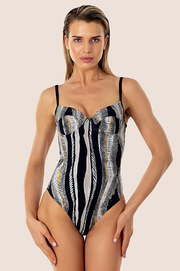 Ayyıldız 49355 Black Recovery Swimsuit