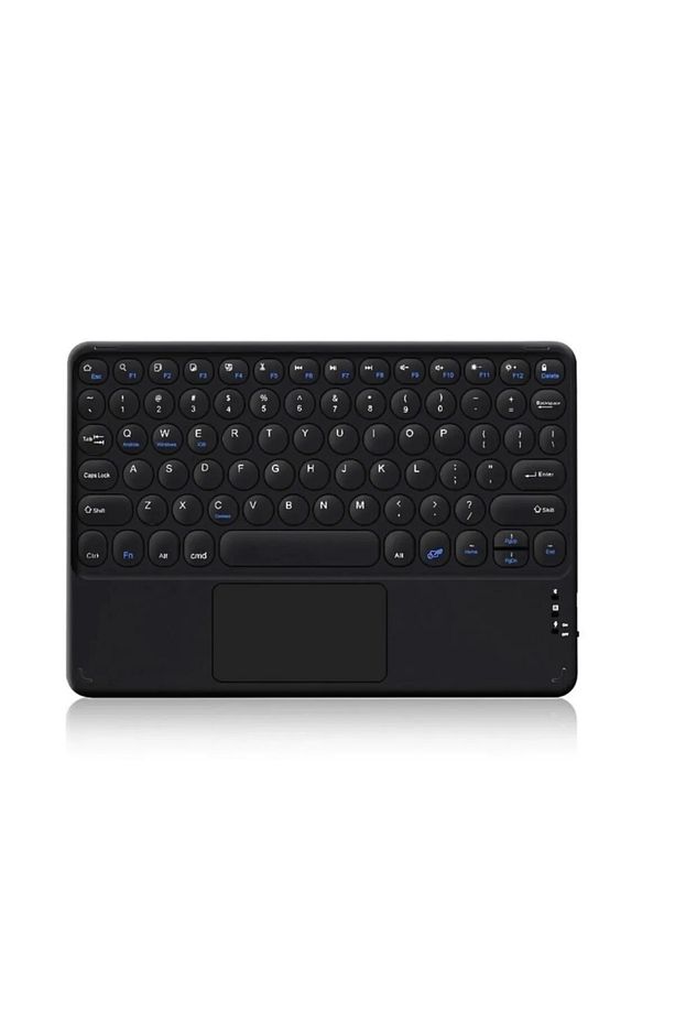 Tüm Cihazlara Uyumlu Akıllı Taşınabilir Şarj Edilebilir Kablosuz Bluetooth Klavye Mause Pad - 1