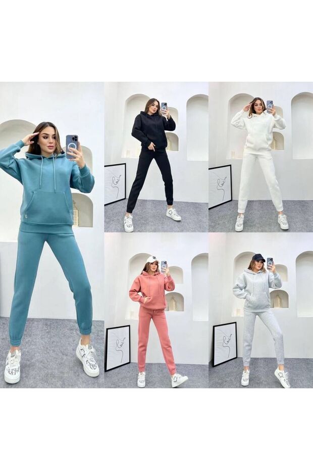 Set de trening UNISEX cu glugă - Seria Basic - 5