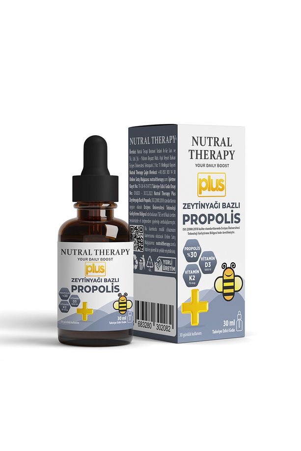 Zeytinyağı Bazlı Propolis Plus D3 K2 (30 ml) - 1
