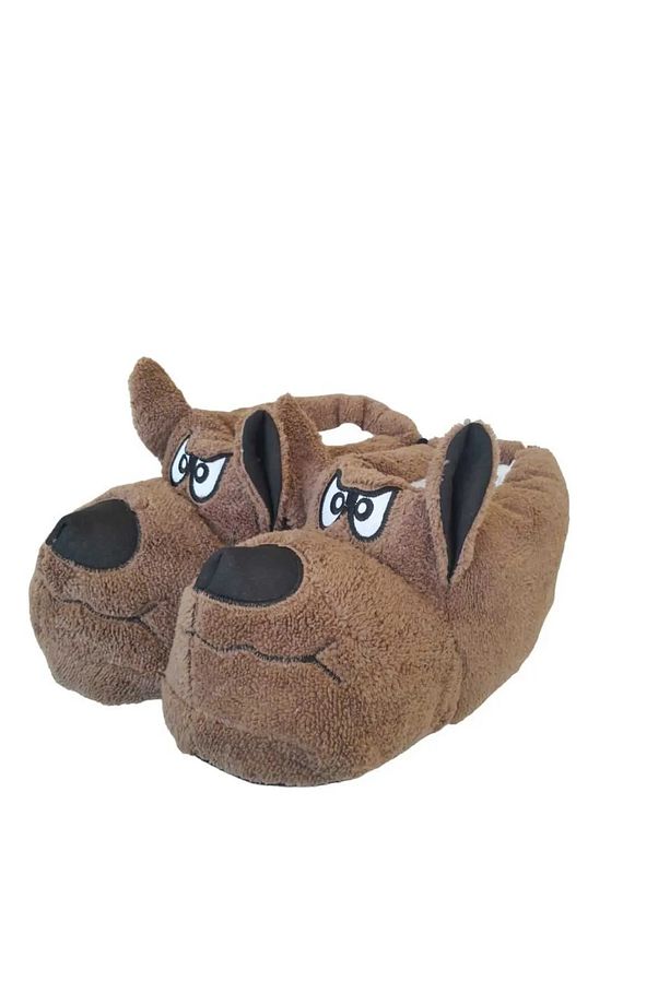 Taba Köpek Hayvanlı Unisex Panduf - 1