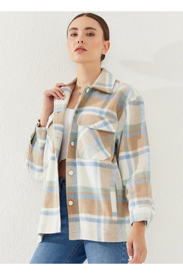 Oversize Gömlek Ceket - 2