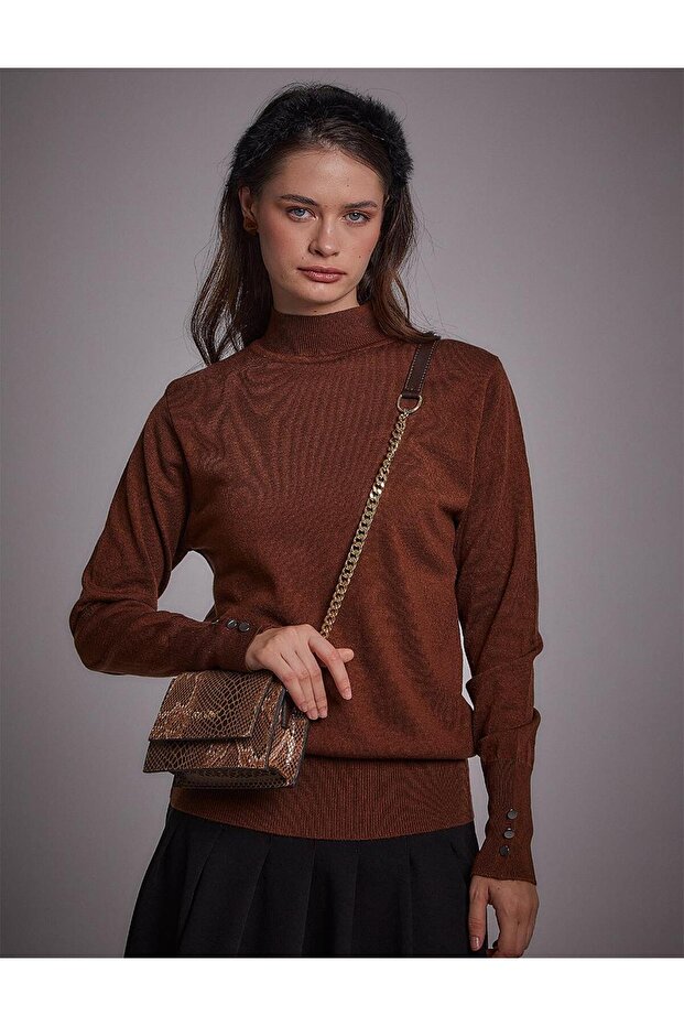 Basic Triko Bluz - 2