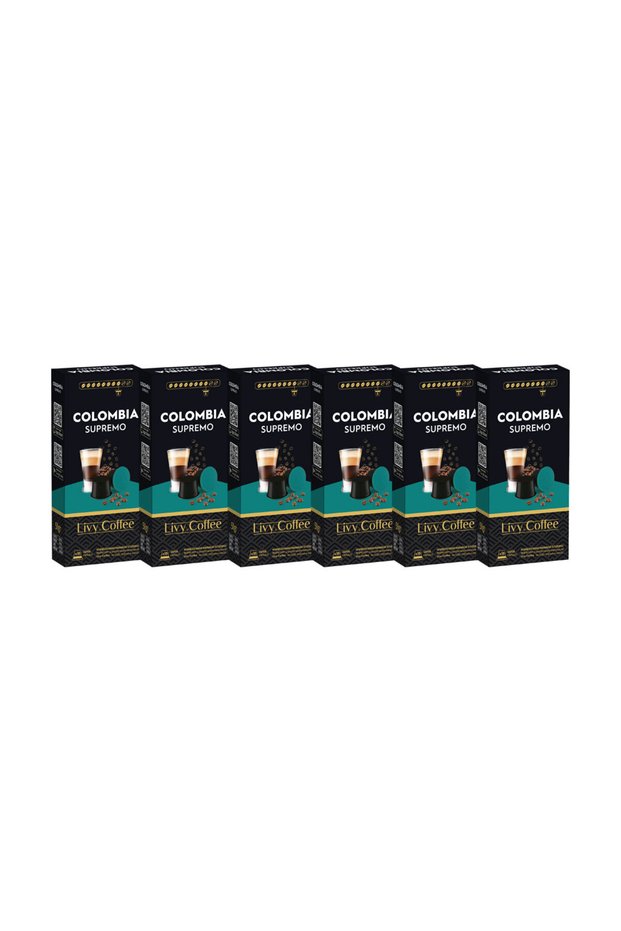 Aluminum Nespresso ® Compatible Capsule Coffee Colombia Supremo 60 Capsules