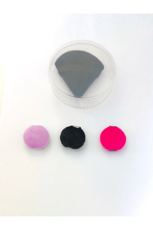 4 Pcs Triangle Finger Cotton Washable Velvet Puff Face Contour Makeup Cloth Sponge Cosmetic Foundation