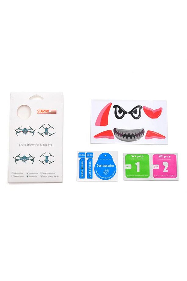 Djı Spark Ve Djı Mavic Pro Kuş Kaçıran Shark Sticker Etiket - 1