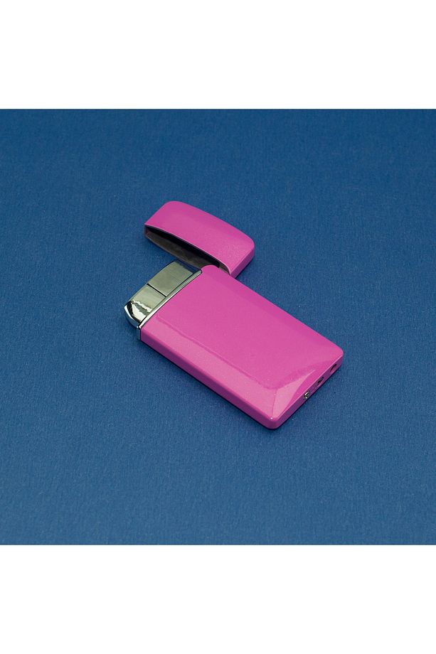 Çakmak Pembe Çakmak Metal Pembe Alevli Çakmak - 6