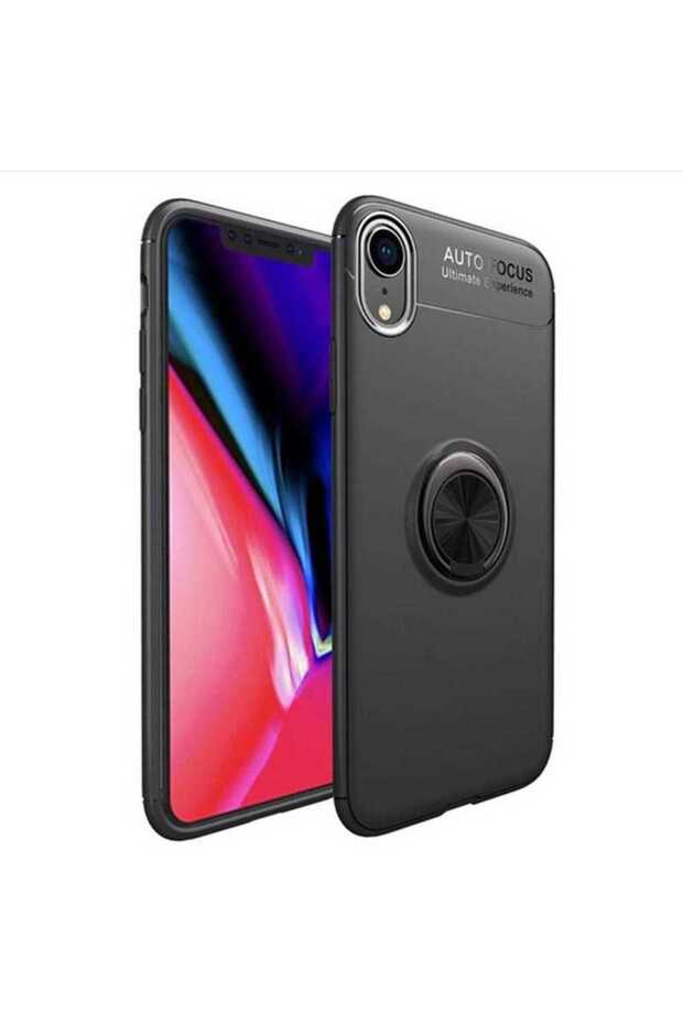 Case for Apple iPhone Xr 6.1 Tpu Silicone with Ring and Magnetic Car Holder