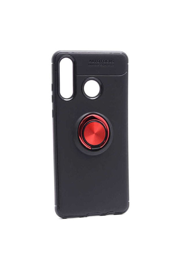 Huawei P30 Lite Case TPU Silicone with Ring and Magnetic Car Holder