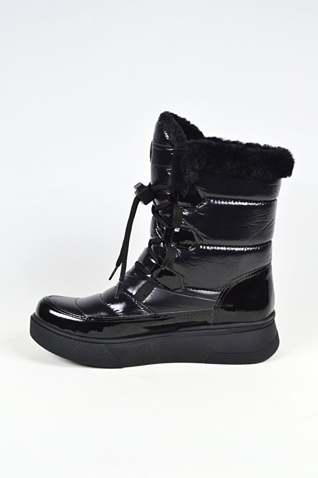 Pratik Bağcıklı Su Geçirmez Kadın Kar Botu - 2