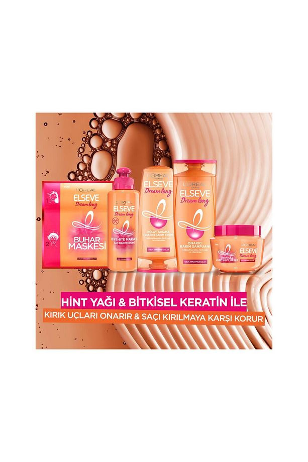 L'Oreal Paris Elseve Dream Long Onarıcı Bakım Şampuanı 360 ml 2 Adet - 3