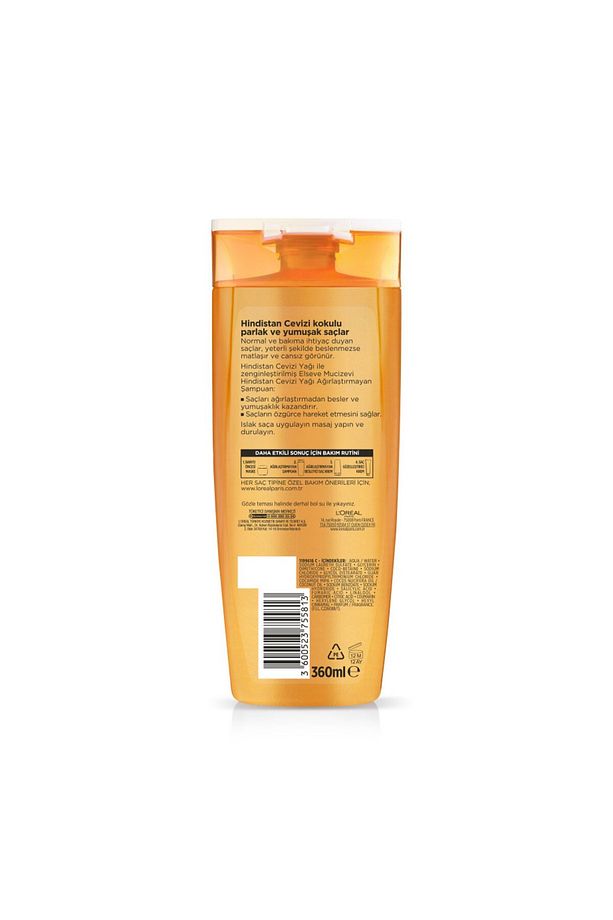 L'Oréal Paris Elseve Mucizevi Hindistan Cevizi Yağı Ağırlaştırmayan Besleyici Şampuan 360 ml 1 ADET - 5