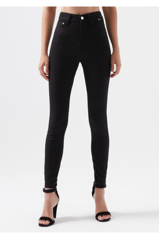Non-Fading Black Extra Skinny Jeans Trousers (No Fading Fabric)