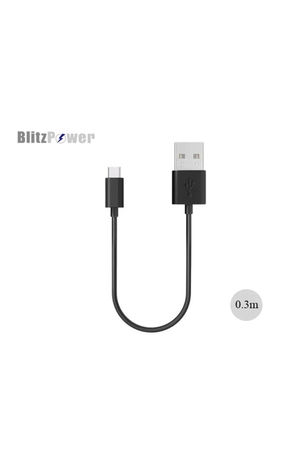 Kısa Usb Type-c Data Kablosu 0,3 Metre - 1