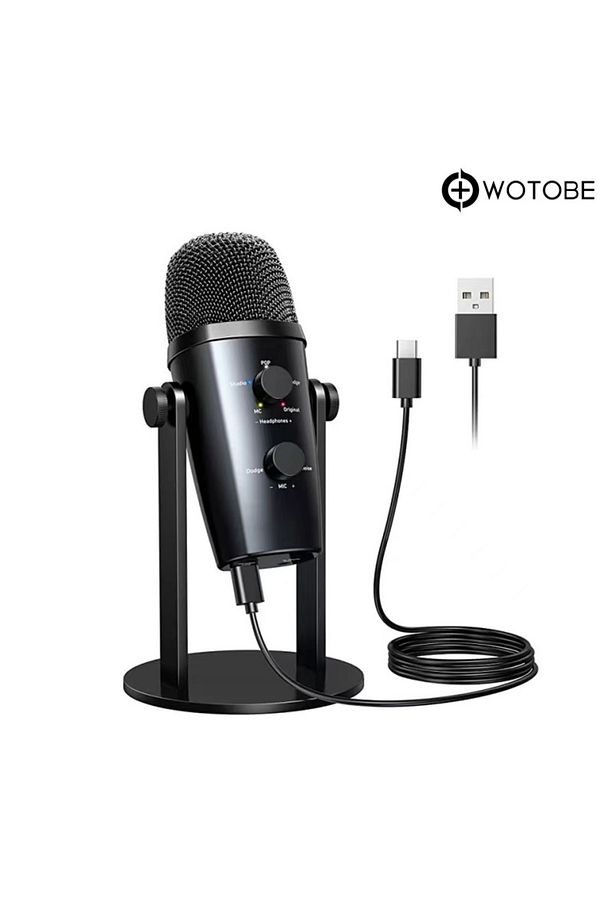360 Derece Ayarlanabilir Usb Condenser Mikrofon - 4