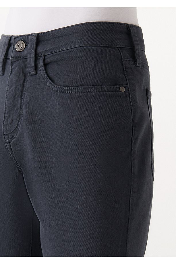 Lacivert Gabardin Şort 0436632609 - 5
