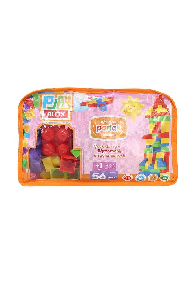 Play Blox Yapı Oyuncakları 56 Parça Çantalı Parlak Renkler Mega Blok Seti 2892 - 7