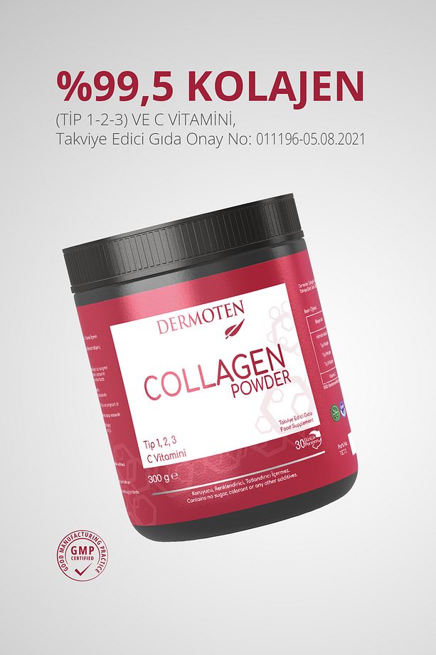 Kolajen Plus Powder 300 Gr Tip 1 - Tip 2 - Tip 3 - C Vitaminli 30 X 10.000 Mg Toz Kolajen - 2