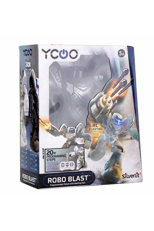 Robo Blast Sesli ve Işıklı Uzaktan Kumandalı Robot - Siyah Robot - 4