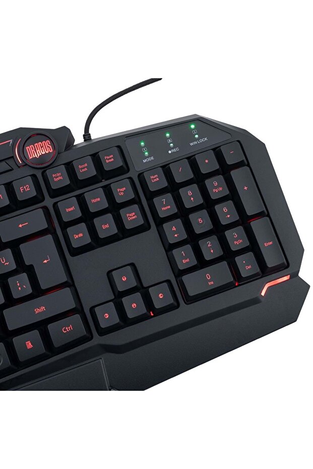 Blackstar Bs26m-wp Usb Kablolu Rainbow Multimedya Su Geçirmez Membran Tuş Makrolu Klavye - 2