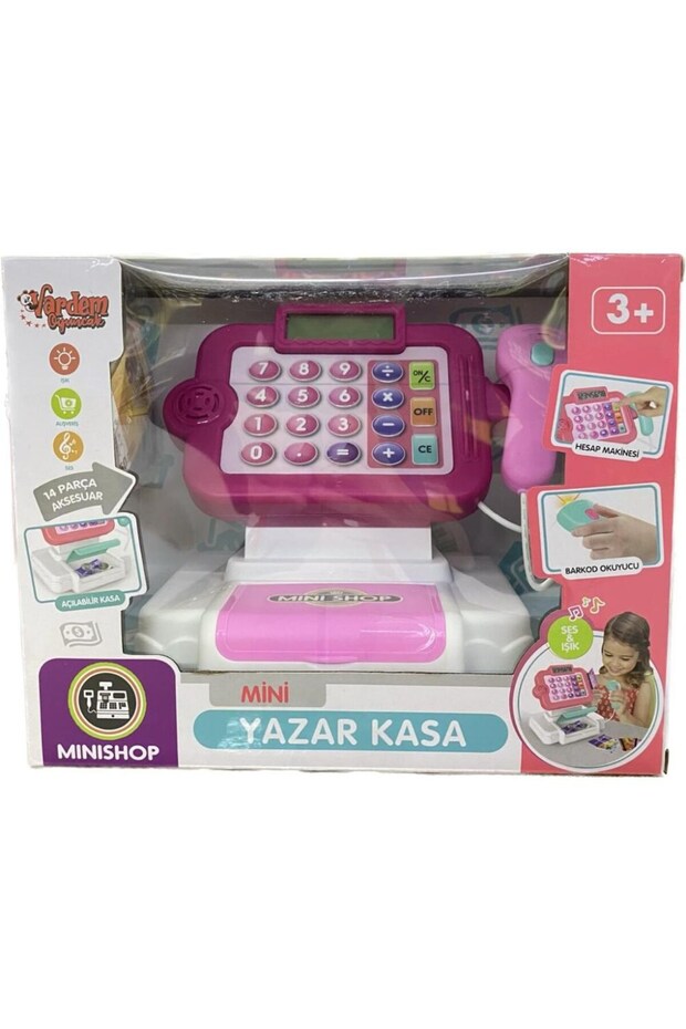 Sesli ve Işıklı Dokunmatik Yazarkasa Kız Çocuk Oyuncağı - 2