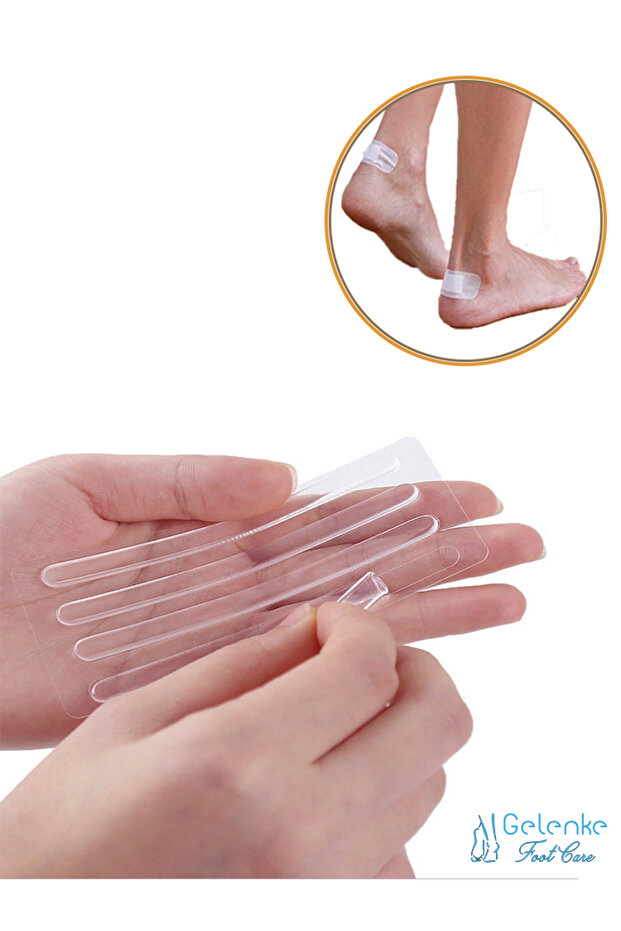 4-Piece Thin Transparent Silicone Inner Shoes Anti-Knock and Callus Protective Apparatus