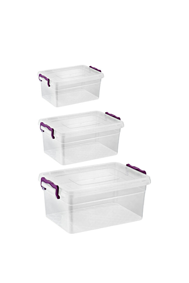 Storage container set triple
