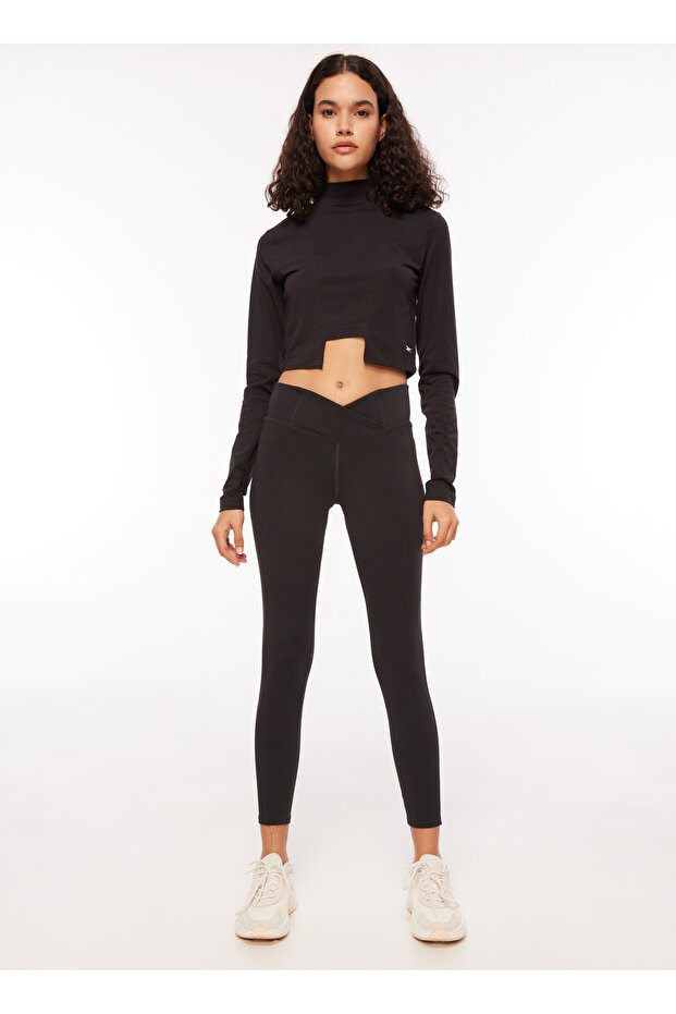 Siyah Kadın Tayt HT4937 WOR Basic Tight - 3