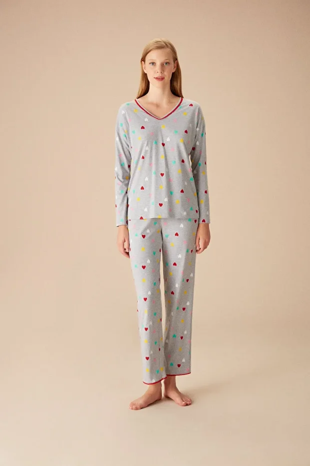 Heart Pijama Takımı - 1