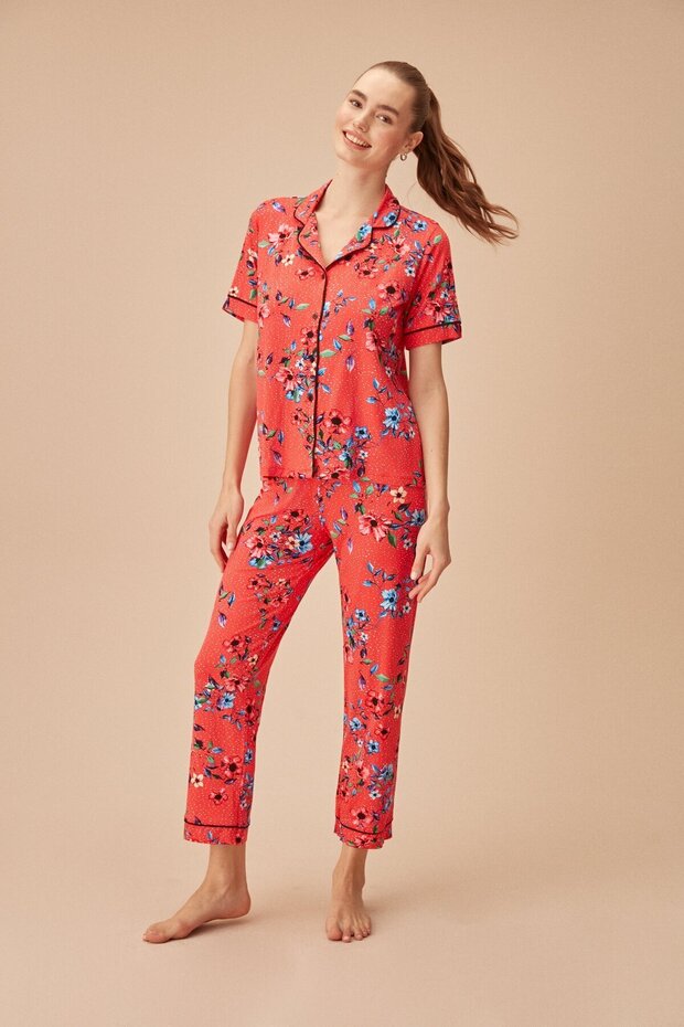 Kelly Maskülen Pijama Takımı - 1